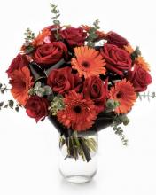 Red Roses and Orange Gerbaras Red Roses and Orange Gerbaras